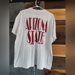 Vintage Arizona State Graphic White T-Shirt